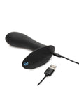 Zeus Zs E-Stim Pro Rechargeable Silicone Panty Vibe with Remote Control - Black