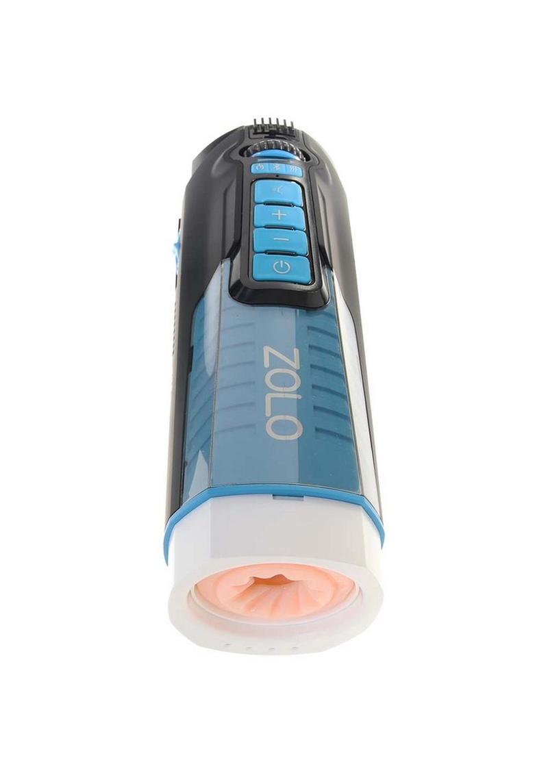 ZOLO Blowbot Full Shaft Male Blowjob Masturbator - Black/Blue