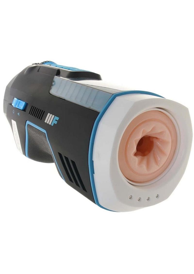 ZOLO Blowbot Full Shaft Male Blowjob Masturbator - Black/Blue