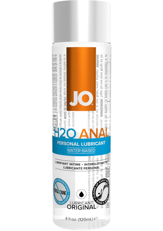 JO H2O Anal Water Based Lubricant 4oz