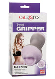 Travel Gripper Dual Density Stroker - Mouth and Pussy