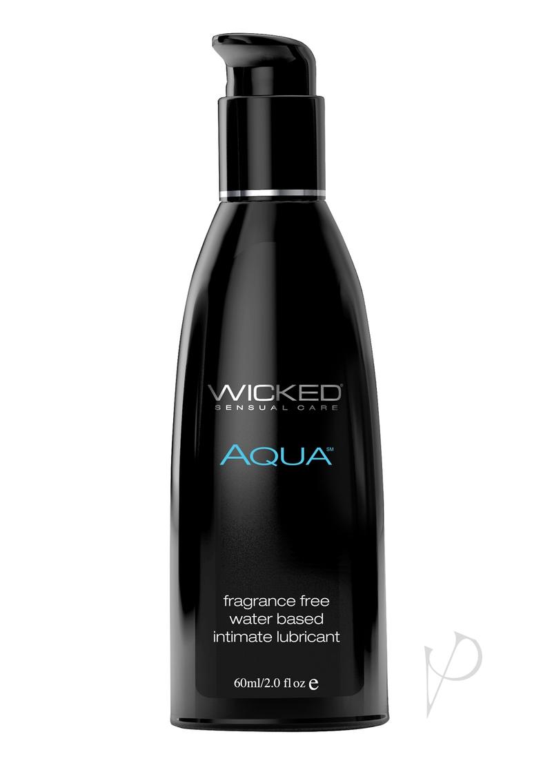 Wicked Aqua Water Based Lubricant Fragrance Free 2oz