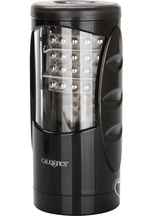 Optimum Power Ultimate Power Stroker Beaded Vibrating Masturbator