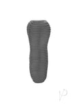 Apollo Stroker Closed End Textured Masturbator Grey 6.25 Inch