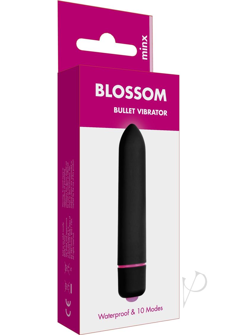 Minx Blossom Bullet Vibrator- Black