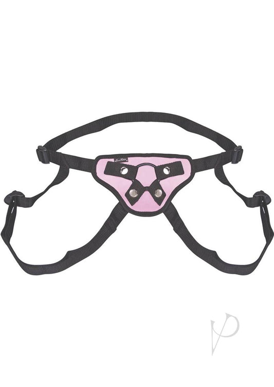 Pretty In Pink Strap On Harness 