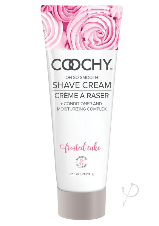 Coochy Shave Cream Frosted Cake