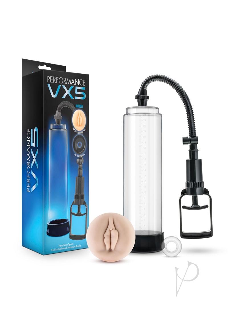Performance VX5 Male Enhancement Penis Pump System - Clear