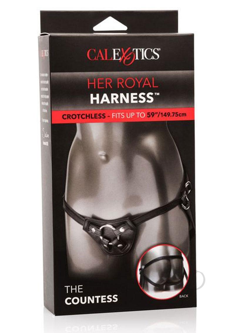 Her Royal Harness The Countess Vegan Leather Black