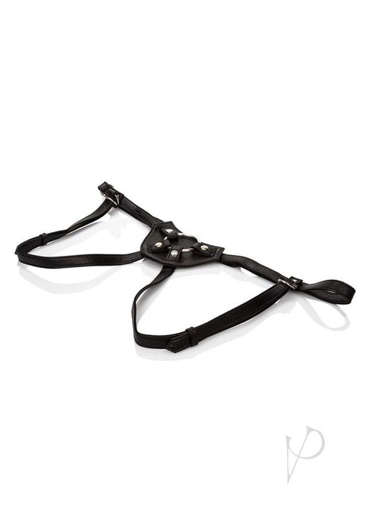 Her Royal Harness The Countess Vegan Leather Black