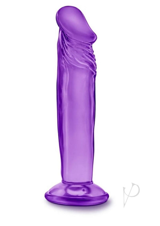 B Yours Sweet N' Small Dildo with Suction Cup 6in - Purple