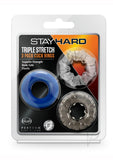 Stay Hard Triple Stretch Cock Rings