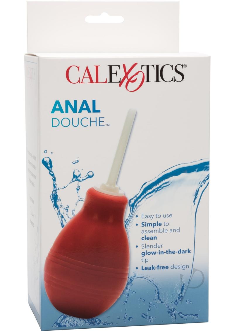 Anal Douche Glow in The Dark Tip - Red And Clear