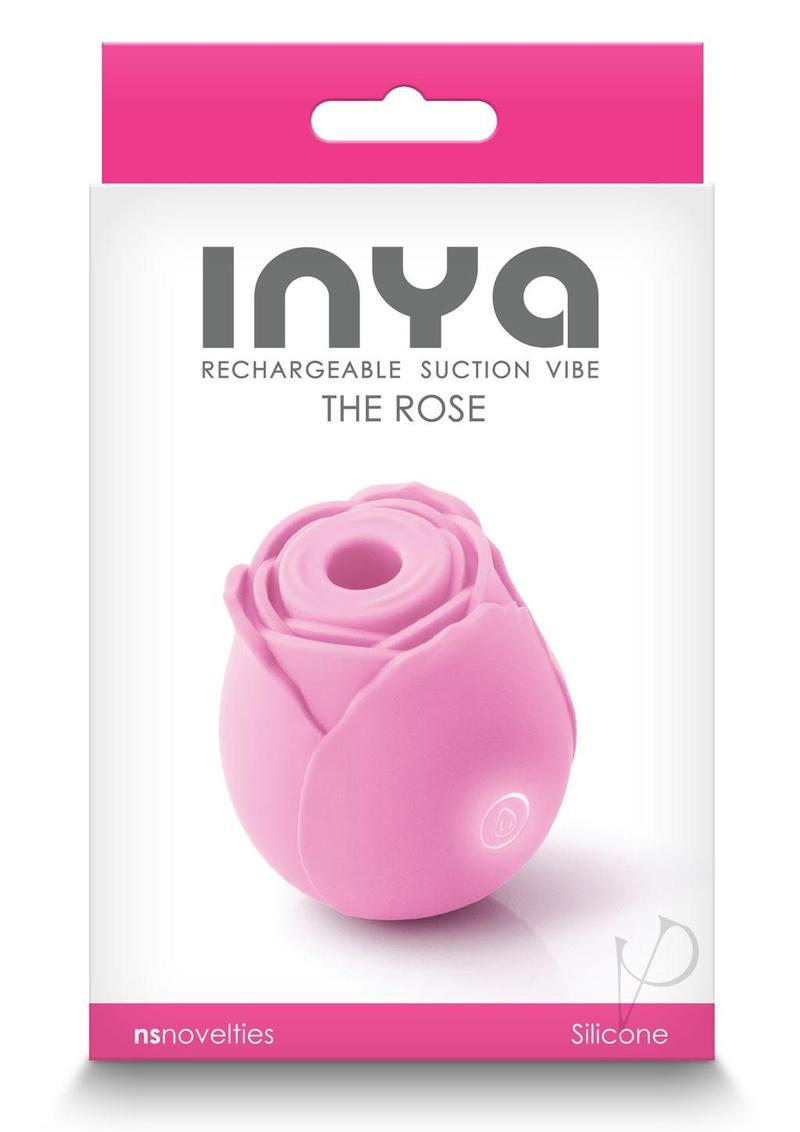 Inya The Rose Rechargeable Silicone Clitoral Stimulator - Pink