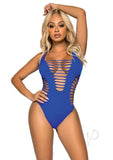 Leg Avenue Seamless Shredded Racer Back Thong Bodysuit