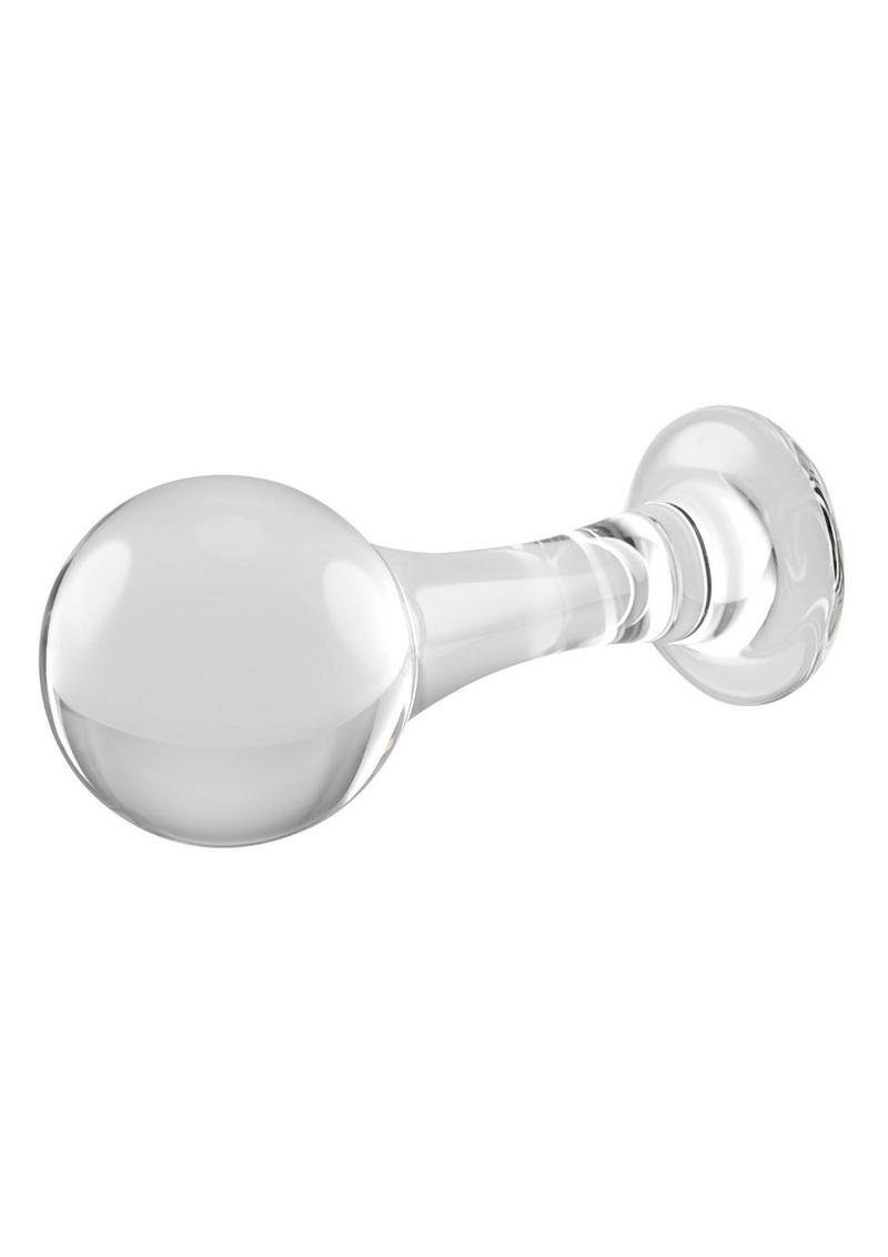 Gender X The Baller Glass Anal Plug - Clear