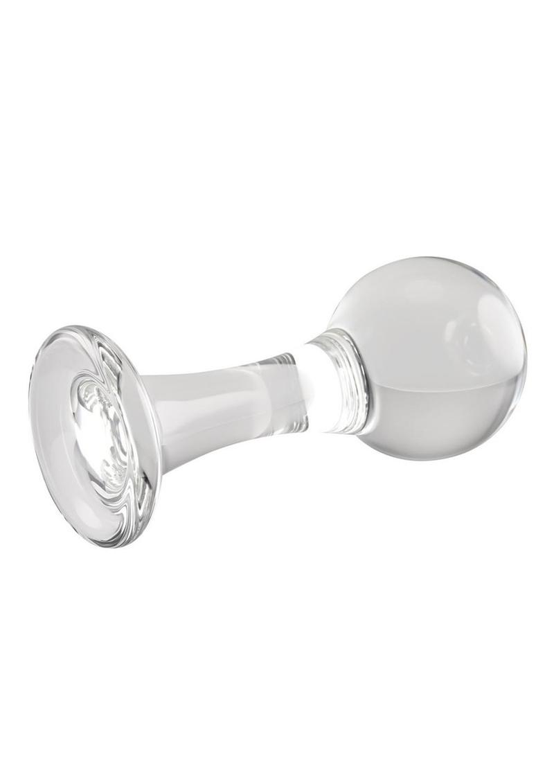 Gender X The Baller Glass Anal Plug - Clear