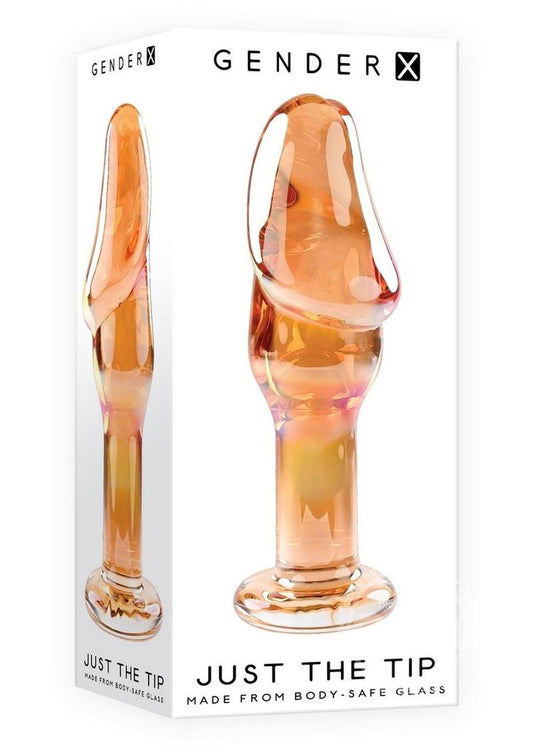 Gender X Just The Tip Glass Dildo - Multicolor