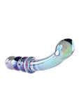 Gender X Lustrous Galaxy Wand Glass Dildo - Multicolor